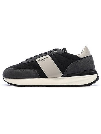 Sapatilhas Pretas Pepe Jeans Buster Supra para Homem