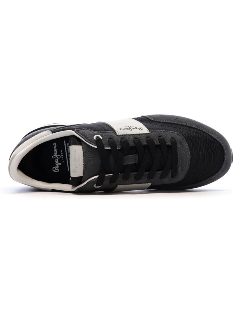 Sapatilhas Pretas Pepe Jeans Buster Supra para Homem Preto - Kiabi