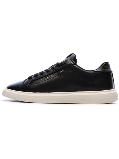 Sapatilhas Pretas Tommy Hilfiger Icon Court Light para Mulher - Kiabi