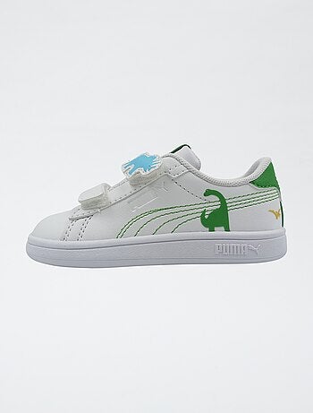 Sapatilhas 'PUMA' de velcro com dinossauros