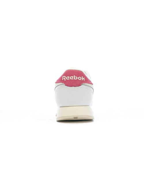 Sapatilhas reebok classic brancas e cor-de-rosa para mulher - Kiabi