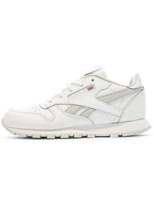 Sapatilhas reebok classic leather ig2593 brancas para menino - Kiabi