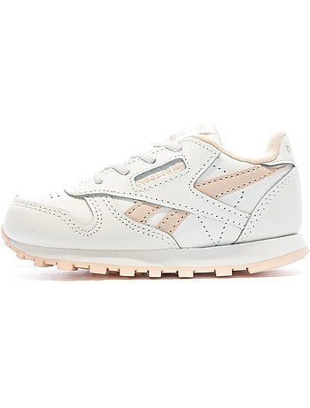 Sapatilhas Reebok Classic Leather Menina Branco/Rosa 100069854