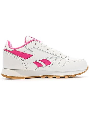 Sapatilhas Reebok Classic Leather Menina Branco/Rosa 100069854