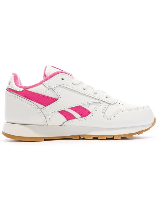 Sapatilhas Reebok Classic Leather Menina Branco/Rosa 100069854 - Kiabi Sapatilhas Reebok Classic Leather Menina Branco/Rosa 100069854 - Kiabi