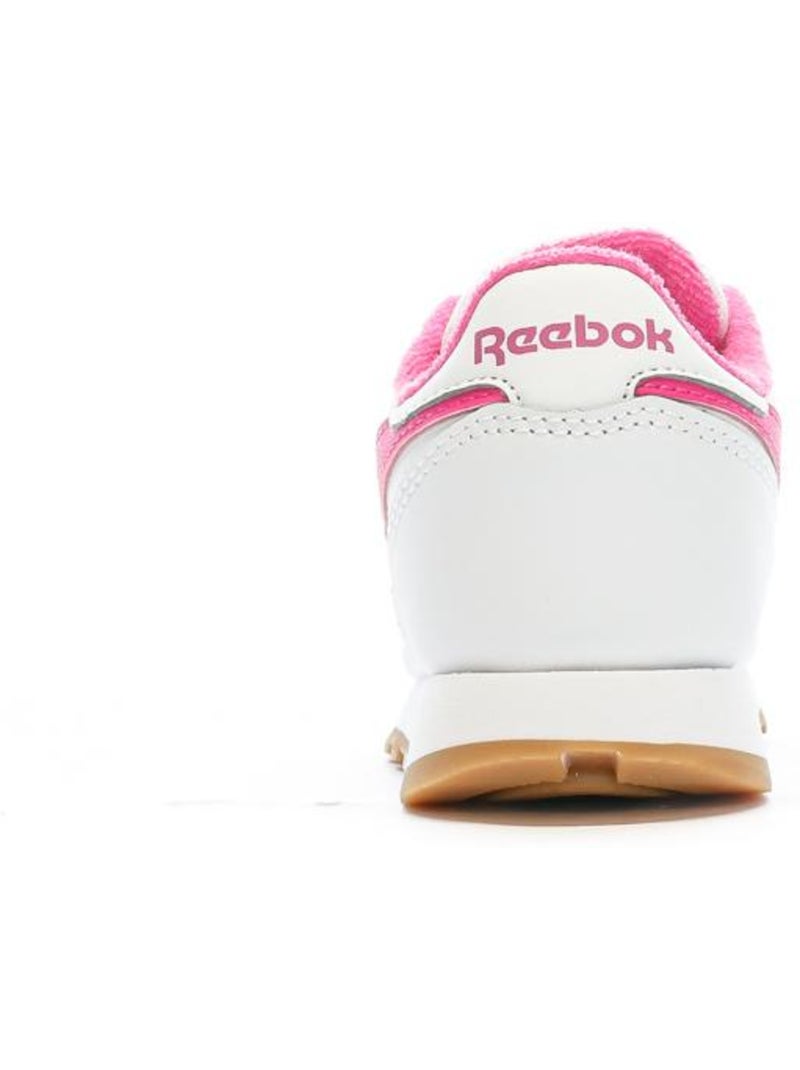Sapatilhas Reebok Classic Leather Menina Branco/Rosa 100069854 Rosa - Kiabi