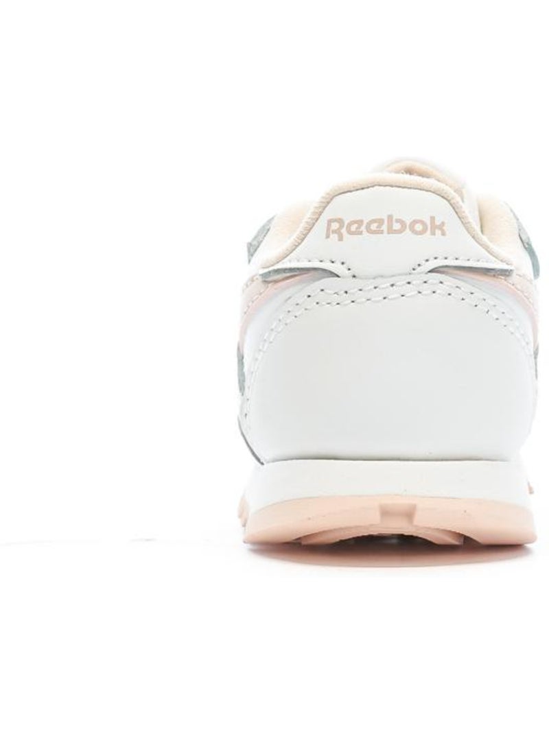 Sapatilhas Reebok Classic Leather Menina Branco/Rosa 100069854 Rosa - Kiabi