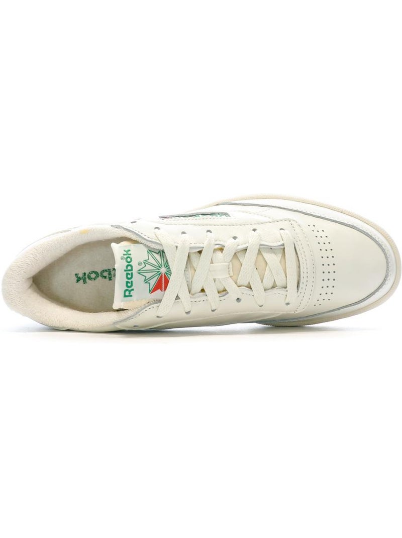 Sapatilhas reebok club c 85 vintage para homem brancas e verdes Branco - Kiabi