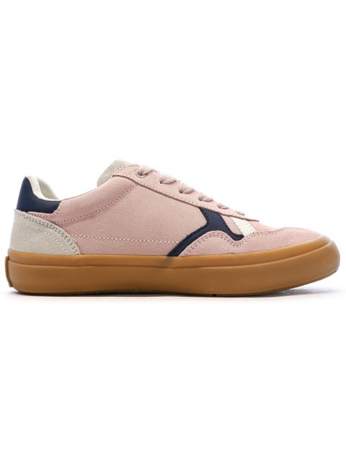 Sapatilhas Retro Pepe Jeans Travis para Mulher com Rosas - Kiabi Sapatilhas Retro Pepe Jeans Travis para Mulher com Rosas - Kiabi