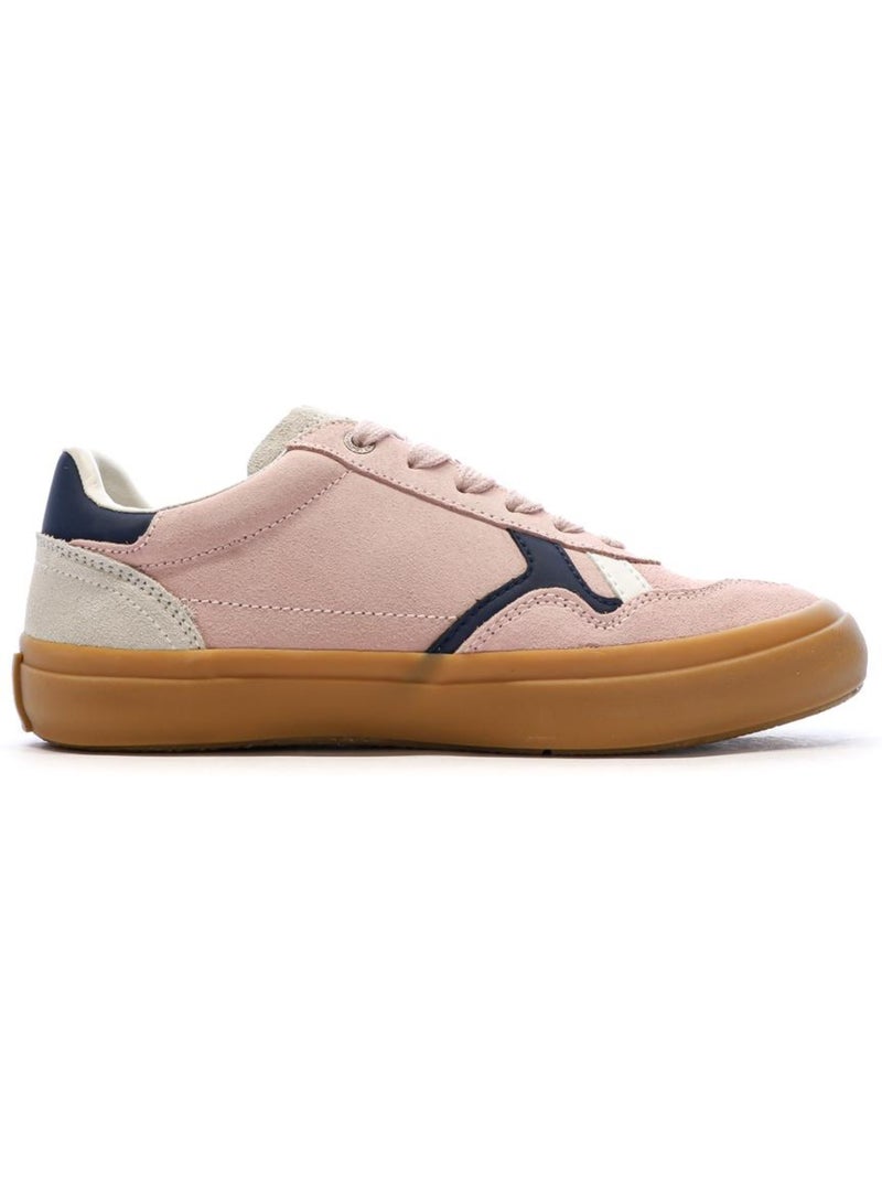 Sapatilhas Retro Pepe Jeans Travis para Mulher com Rosas Rosa - Kiabi