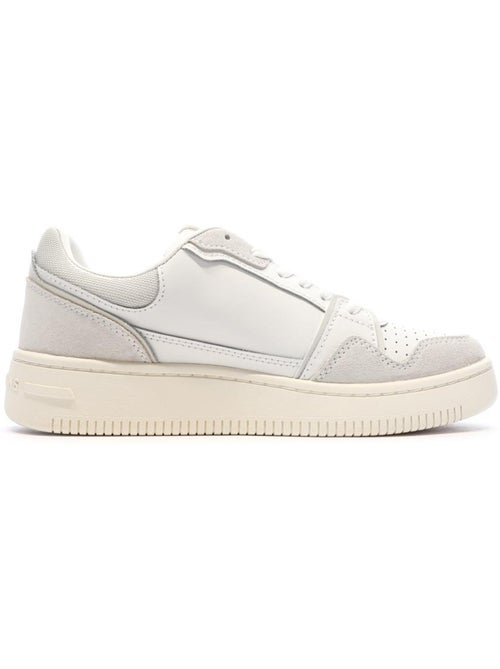 Sapatilhas Retro Tommy Hilfiger para Mulher em Branco e Bege - Kiabi