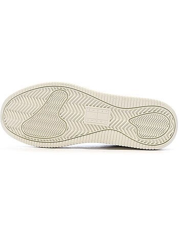 Sapatilhas Retro Tommy Hilfiger para Mulher em Branco e Rosa