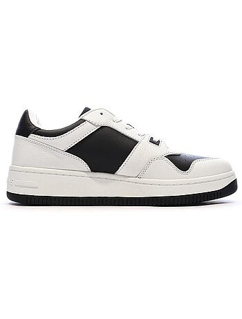 Sapatilhas retro tommy hilfiger tjm para homem brancas/pretas