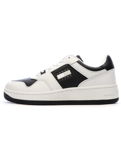Sapatilhas Retro Tommy Hilfiger TJM para Homem Brancas/Pretas - Kiabi Sapatilhas Retro Tommy Hilfiger TJM para Homem Brancas/Pretas - Kiabi