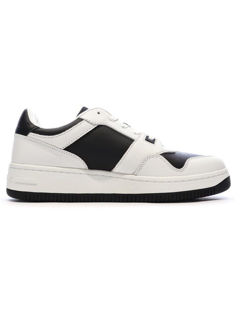 Sapatilhas Retro Tommy Hilfiger TJM para Homem Brancas/Pretas Preto - Kiabi
