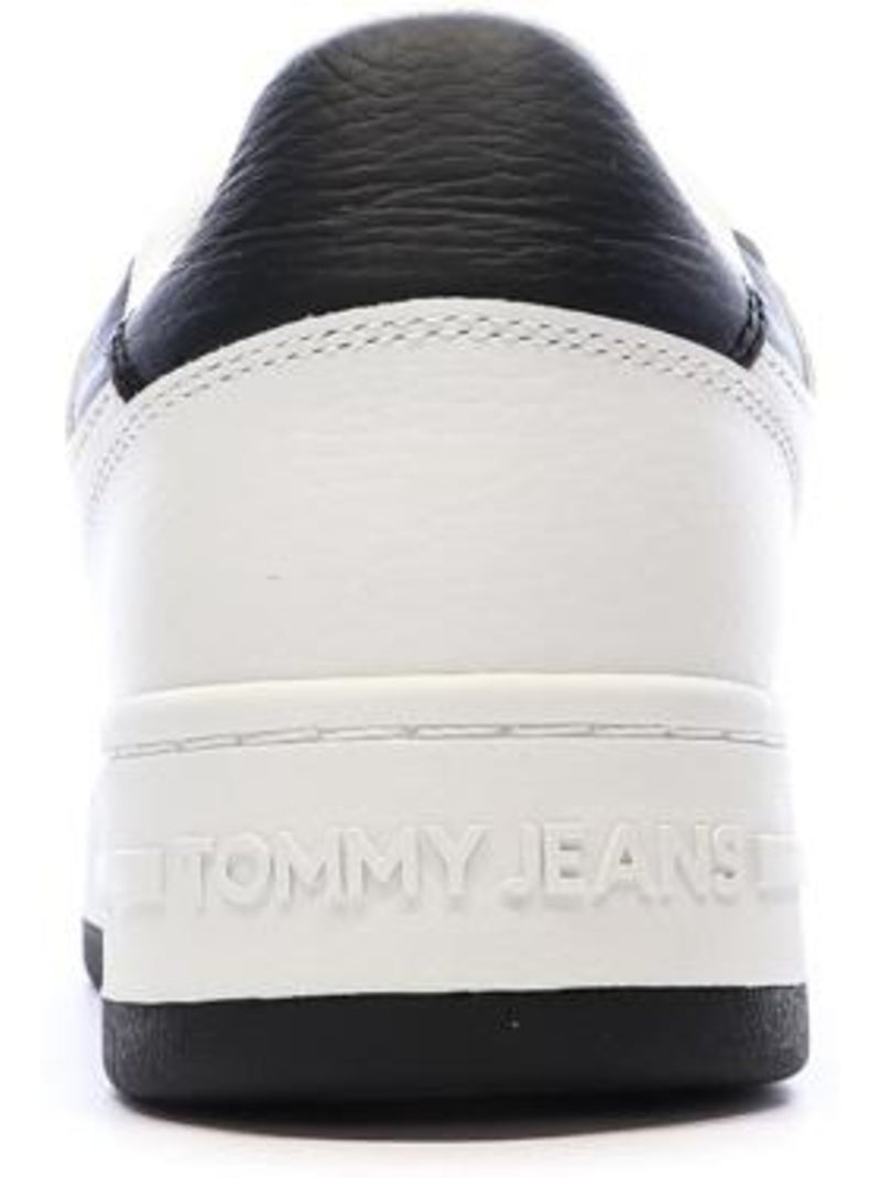 Sapatilhas retro tommy hilfiger tjm para homem brancas/pretas Preto - Kiabi