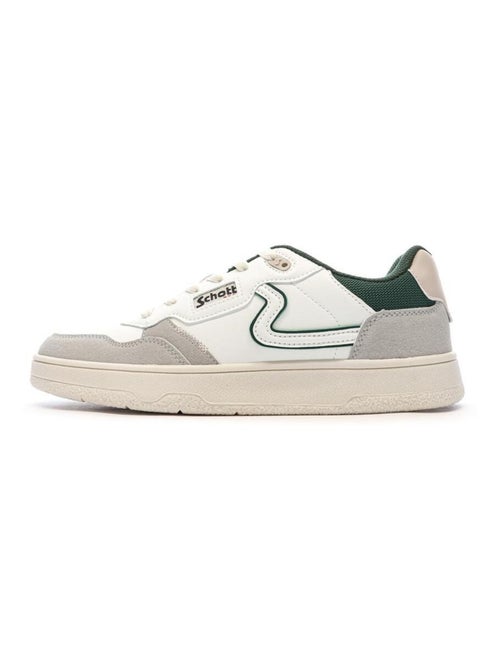 Sapatilhas Schott Darcy para Homem Brancas/Cinzento/Verde - Kiabi Sapatilhas Schott Darcy para Homem Brancas/Cinzento/Verde - Kiabi