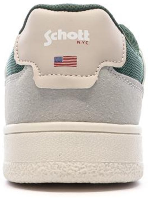 Sapatilhas Schott Darcy para Homem Brancas/Cinzento/Verde - Kiabi Sapatilhas Schott Darcy para Homem Brancas/Cinzento/Verde - Kiabi