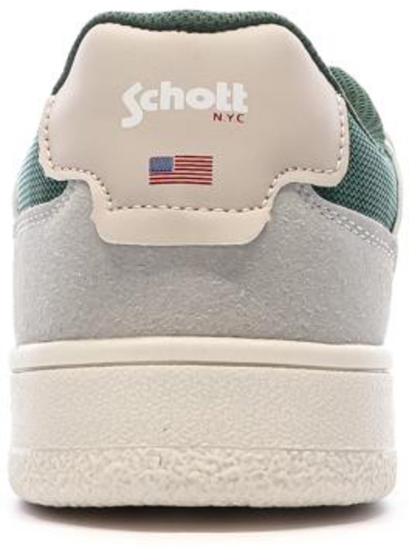 Sapatilhas Schott Darcy para Homem Brancas/Cinzento/Verde Branco - Kiabi