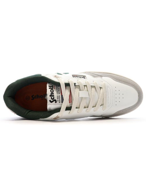 Sapatilhas Schott Darcy para Homem Brancas/Cinzento/Verde - Kiabi Sapatilhas Schott Darcy para Homem Brancas/Cinzento/Verde - Kiabi
