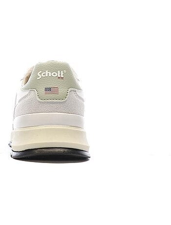 Sapatilhas Schott Dorian para Homem em Branco e Bege