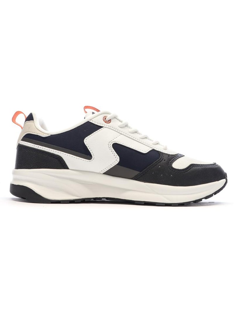 Sapatilhas Schott Maki para Homem em Branco e Preto Preto - Kiabi