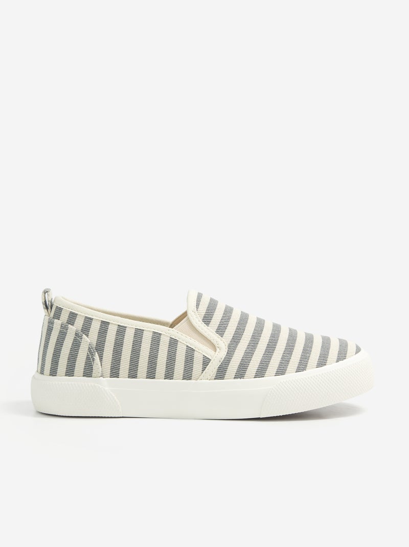 Sapatilhas slip-on Azul - Kiabi