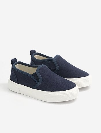 Sapatilhas slip-on com fechos de velcro com padrão