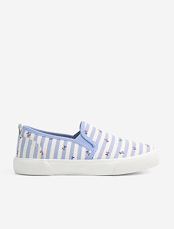 Sapatilhas slip-on com padrão