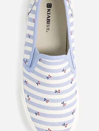 Sapatilhas slip-on com padrão