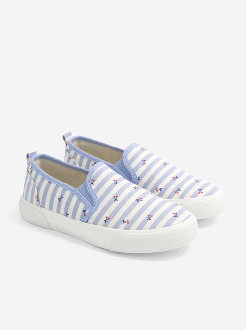 Sapatilhas slip-on com padrão - Kiabi Sapatilhas slip-on com padrão - Kiabi