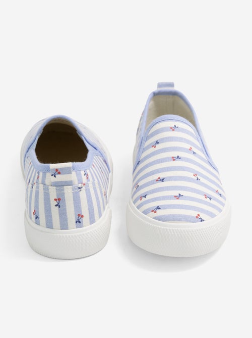 Sapatilhas slip-on com padrão - Kiabi Sapatilhas slip-on com padrão - Kiabi