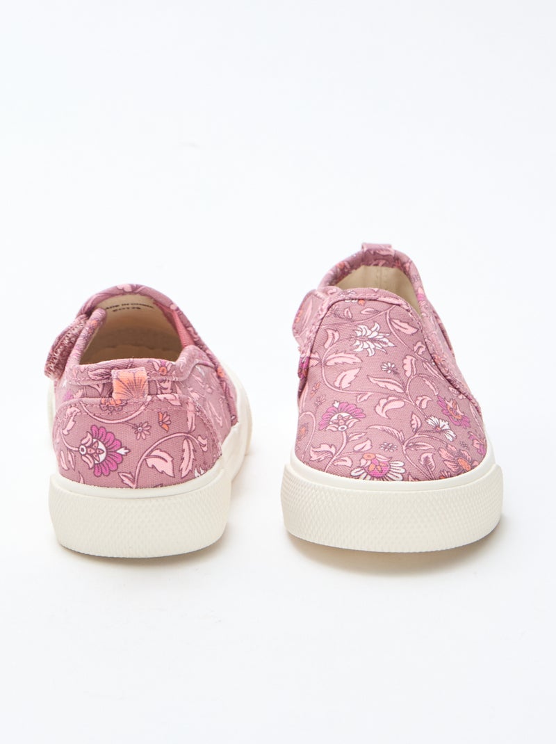 Sapatilhas slip-on Rosa - Kiabi