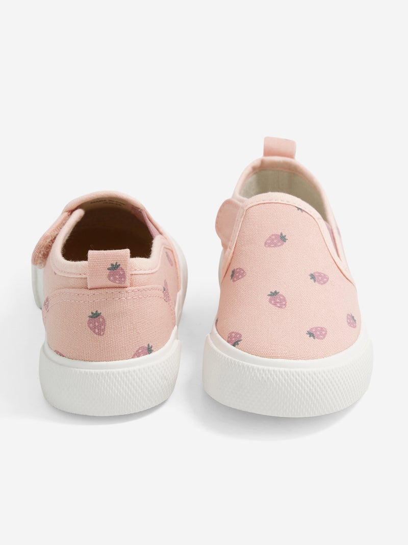 Sapatilhas slip-on Rosa - Kiabi