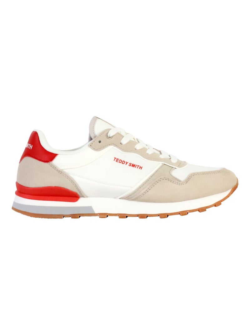 Sapatilhas Teddy Smith 120097 Brancas e Vermelhas para Homem Branco - Kiabi