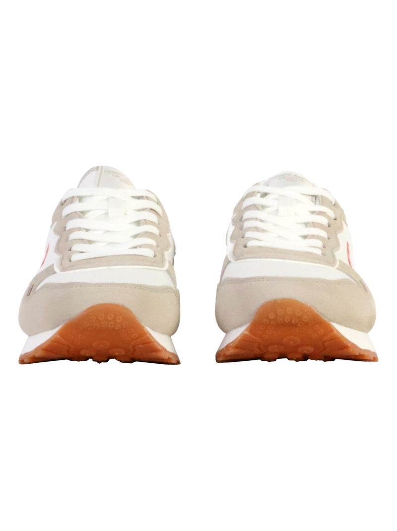 Sapatilhas Teddy Smith 120097 Brancas e Vermelhas para Homem Branco - Kiabi