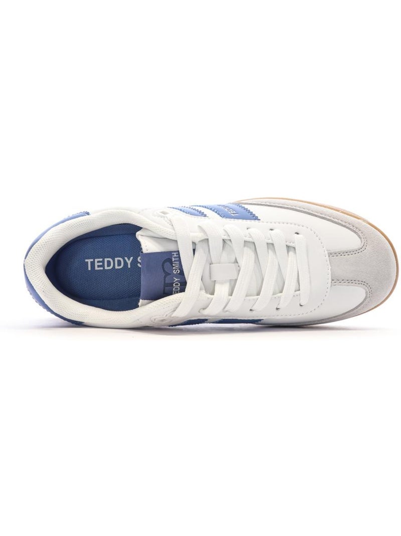 Sapatilhas teddy smith 120131 brancas e azuis para mulher Azul - Kiabi