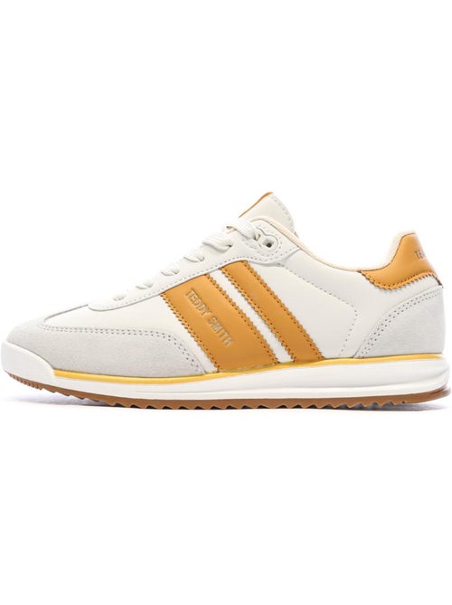 Sapatilhas Teddy Smith 120232 Branco/Amarelo e Castanho para Mulher - Kiabi Sapatilhas Teddy Smith 120232 Branco/Amarelo e Castanho para Mulher - Kiabi