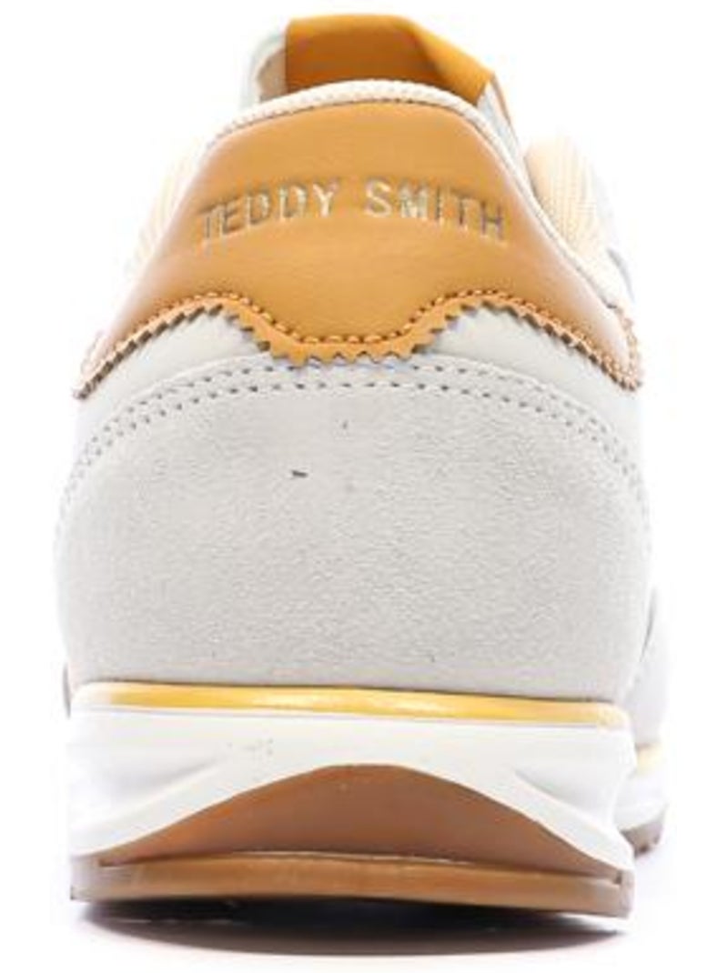Sapatilhas Teddy Smith 120232 Branco/Amarelo e Castanho para Mulher Branco - Kiabi