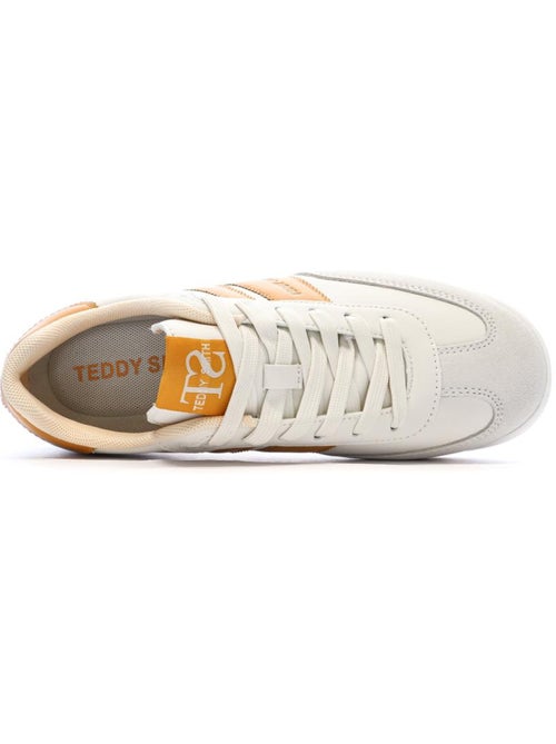 Sapatilhas Teddy Smith 120232 Branco/Amarelo e Castanho para Mulher - Kiabi Sapatilhas Teddy Smith 120232 Branco/Amarelo e Castanho para Mulher - Kiabi