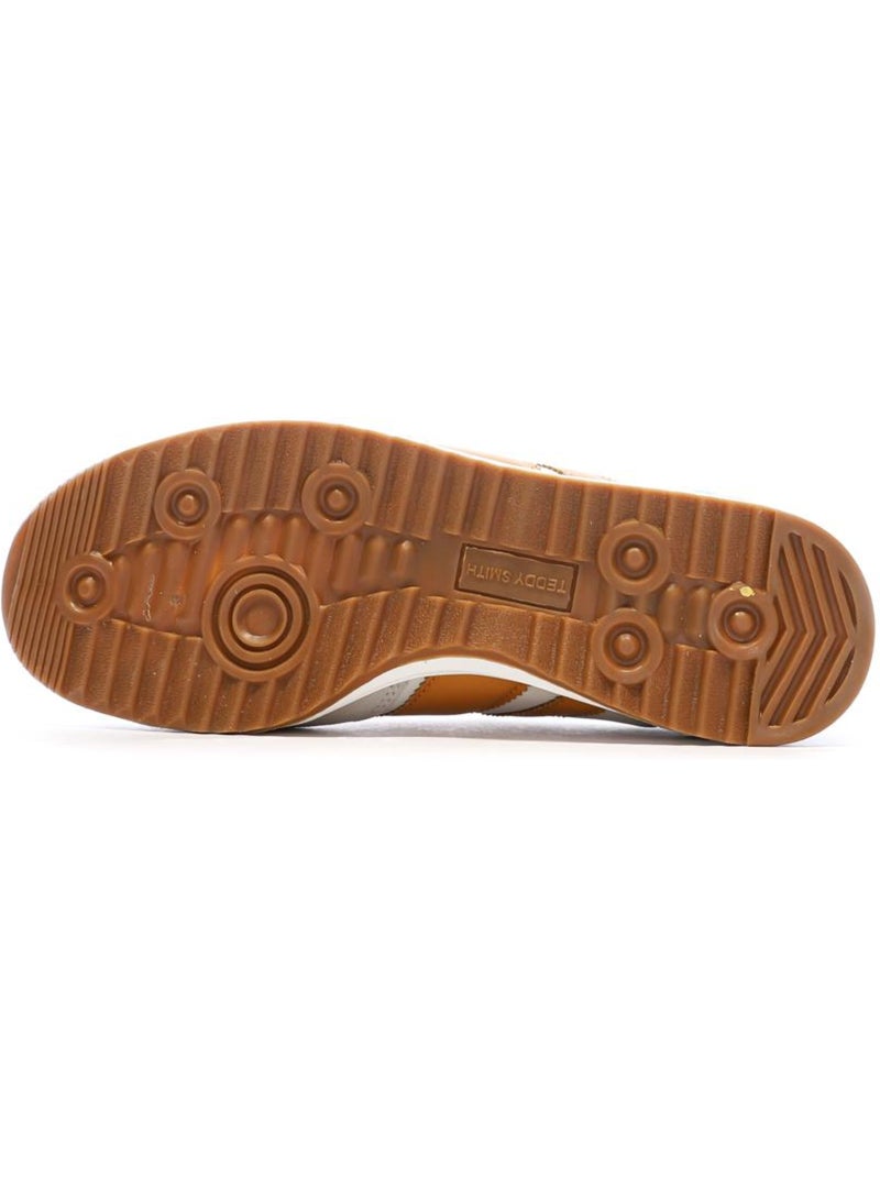 Sapatilhas Teddy Smith 120232 Branco/Amarelo e Castanho para Mulher Branco - Kiabi