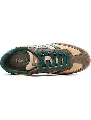 Sapatilhas Teddy Smith 120235 Verde Escuro/Bege para Mulher