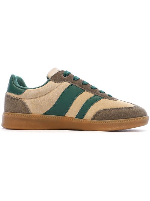 Sapatilhas Teddy Smith 120235 Verde Escuro/Bege para Mulher - Kiabi Sapatilhas Teddy Smith 120235 Verde Escuro/Bege para Mulher - Kiabi