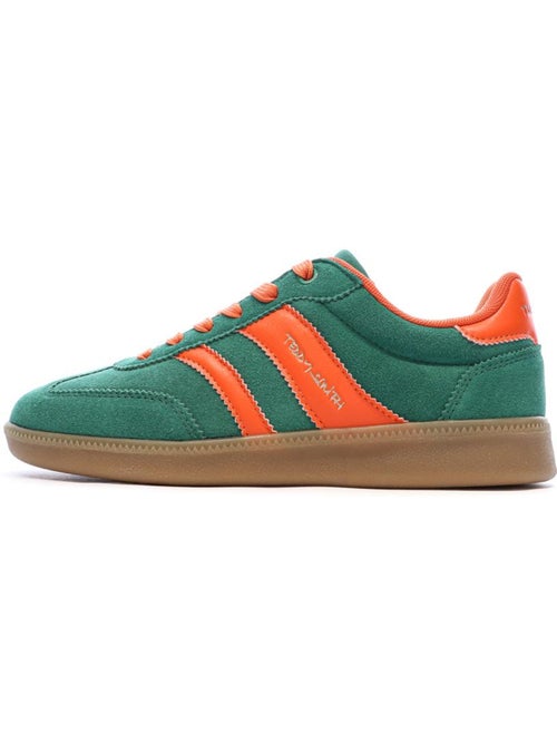 Sapatilhas Teddy Smith 120235 Verde Escuro/Laranja para Mulher - Kiabi Sapatilhas Teddy Smith 120235 Verde Escuro/Laranja para Mulher - Kiabi