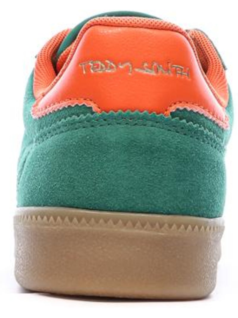 Sapatilhas Teddy Smith 120235 Verde Escuro/Laranja para Mulher Verde - Kiabi