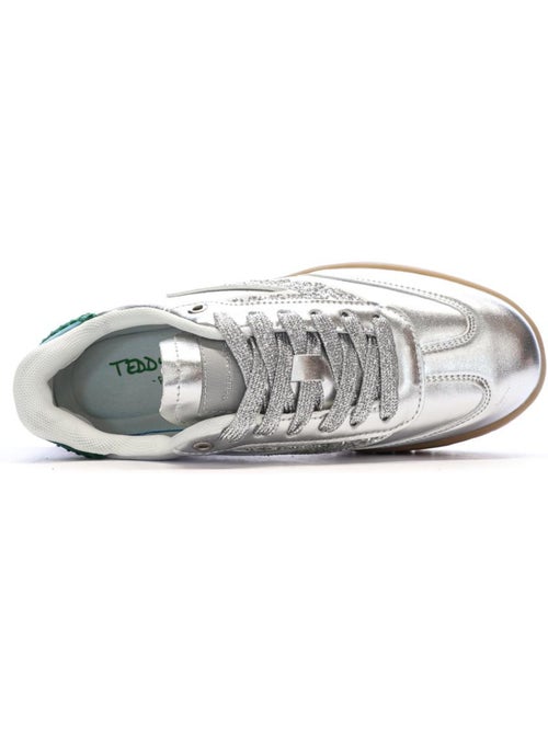 Sapatilhas Teddy Smith 120305 para Mulher em Prateado e Verde - Kiabi Sapatilhas Teddy Smith 120305 para Mulher em Prateado e Verde - Kiabi