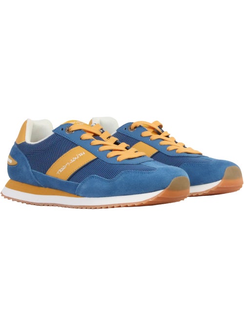 Sapatilhas teddy smith 120501 azuis/amarelas para homem - Kiabi Sapatilhas teddy smith 120501 azuis/amarelas para homem - Kiabi