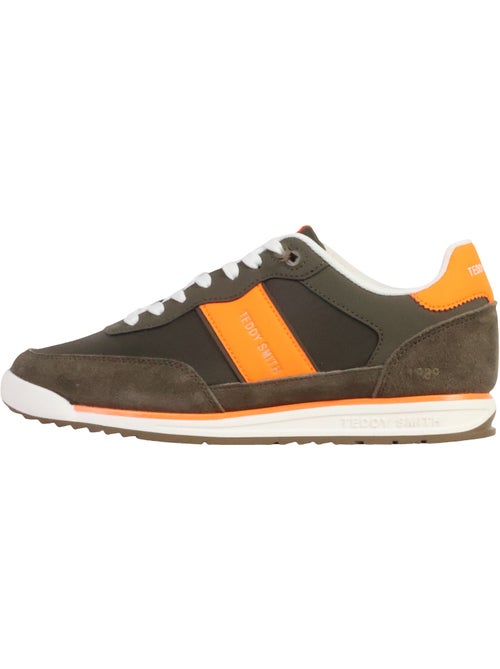 Sapatilhas Teddy Smith 120506 Castanho/Laranja para Homem - Kiabi Sapatilhas Teddy Smith 120506 Castanho/Laranja para Homem - Kiabi