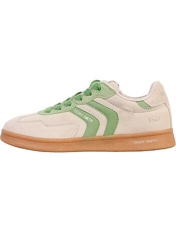 Sapatilhas Teddy Smith 120519 Bege/Verde para Mulher