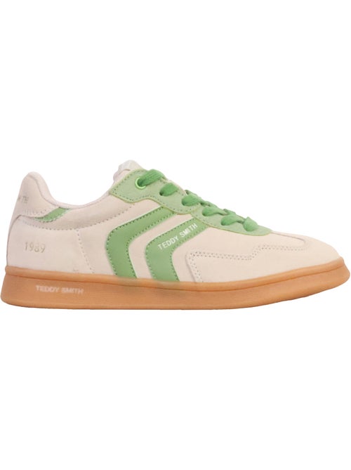 Sapatilhas Teddy Smith 120519 Bege/Verde para Mulher - Kiabi Sapatilhas Teddy Smith 120519 Bege/Verde para Mulher - Kiabi